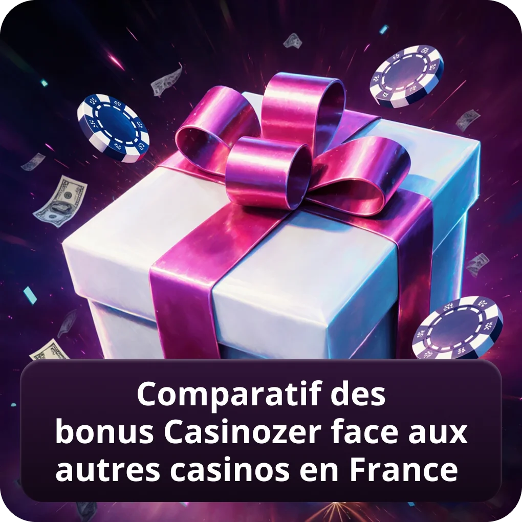Comparatif des bonus Casinozer face aux autres casinos en France — code promo Casinozer Comparatif des bonus Casinozer face aux autres casinos en France