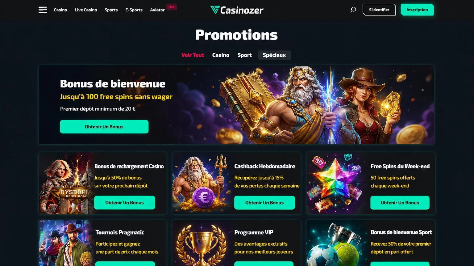 Quels sont les meilleurs code promo Casinozer actuels ? — code promo Casinozer Quels sont les meilleurs code promo Casinozer actuels ?