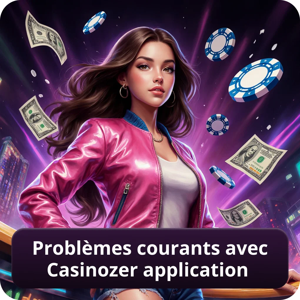 Problèmes courants avec Casinozer application — Application Casinozer aide Problèmes courants avec Casinozer application